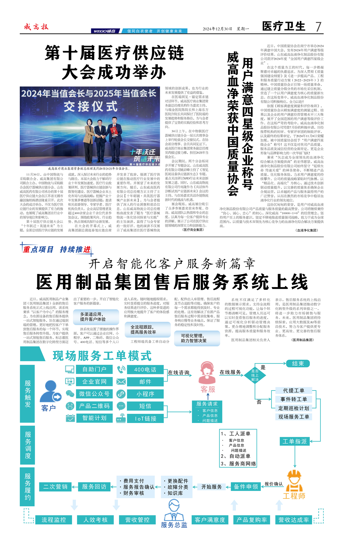 威高报医疗卫生